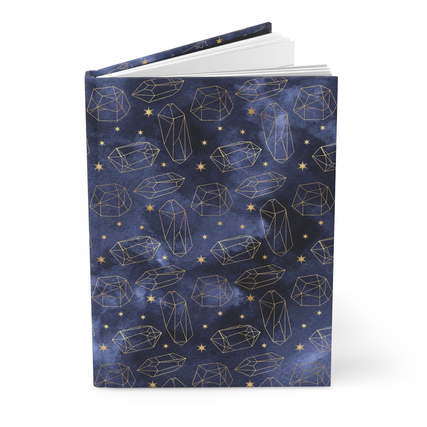 Stars & Crystals Hardcover Journal