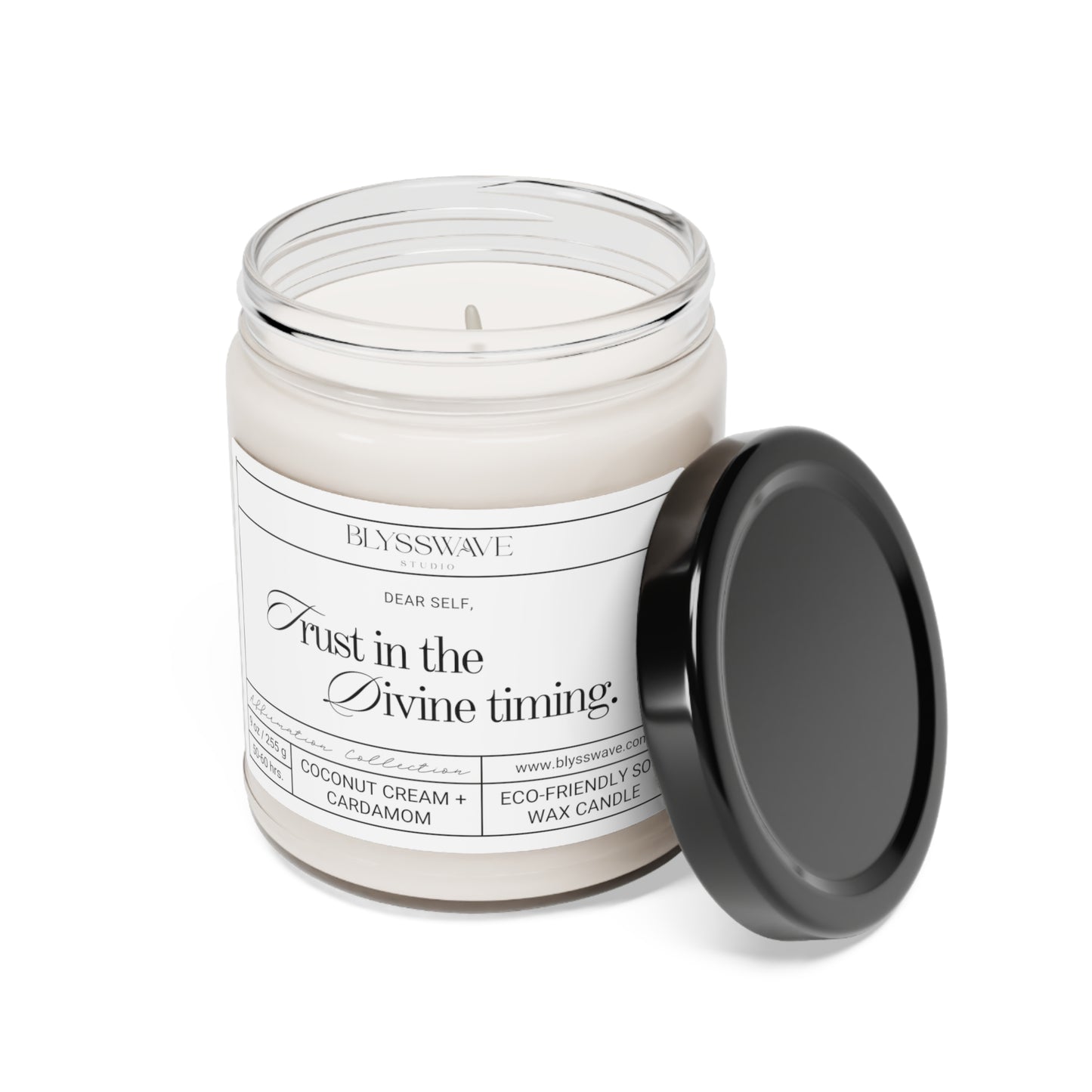 Trust In The Divine Timing | Scented Soy Candle