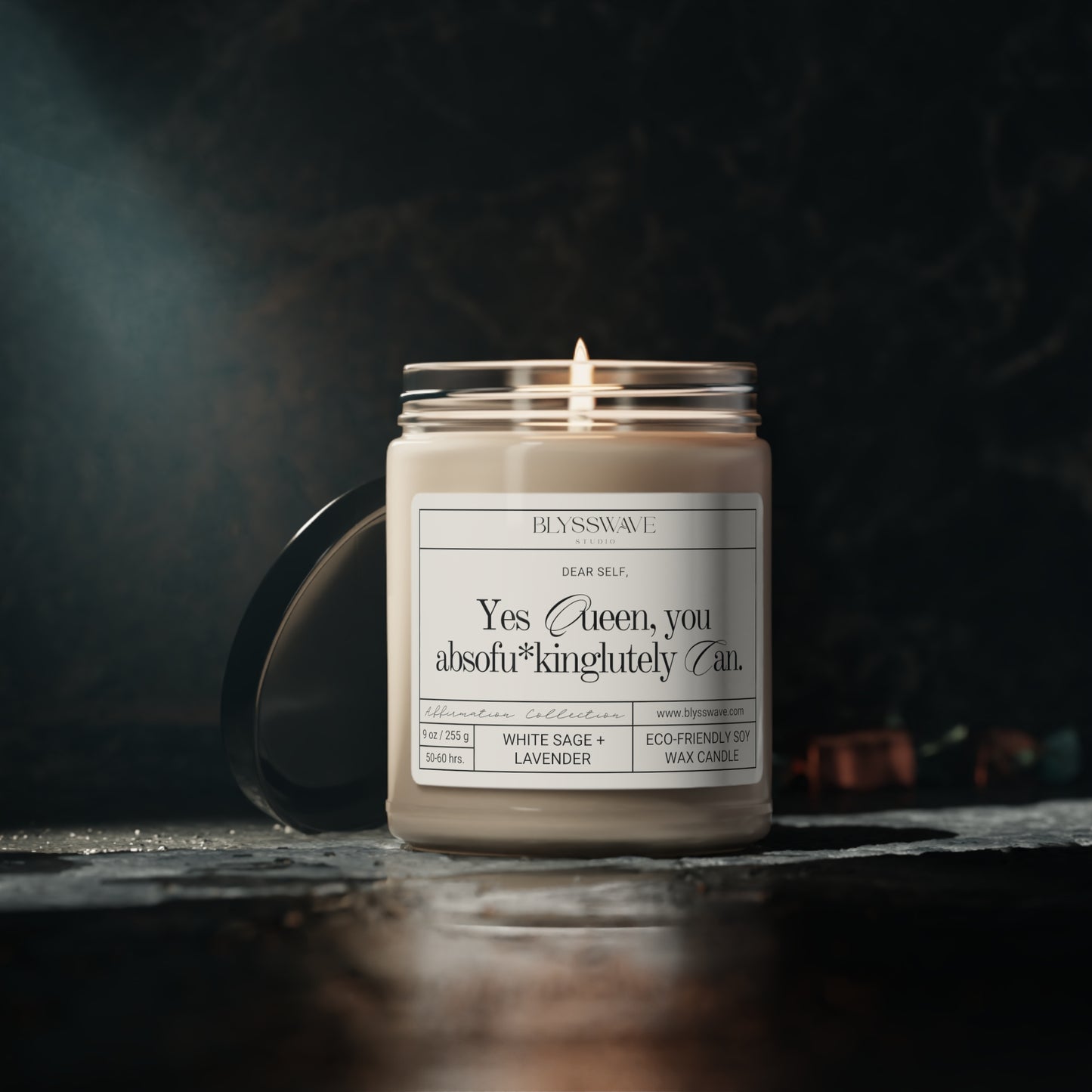 Yes Queen, You Absofu*kinglutely Can | Scented Soy Candle