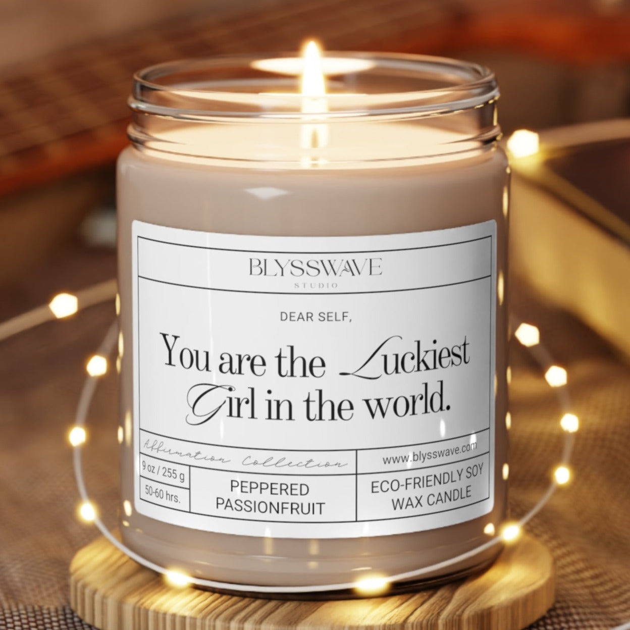 Luckiest Girl In The World | Scented Soy Candle