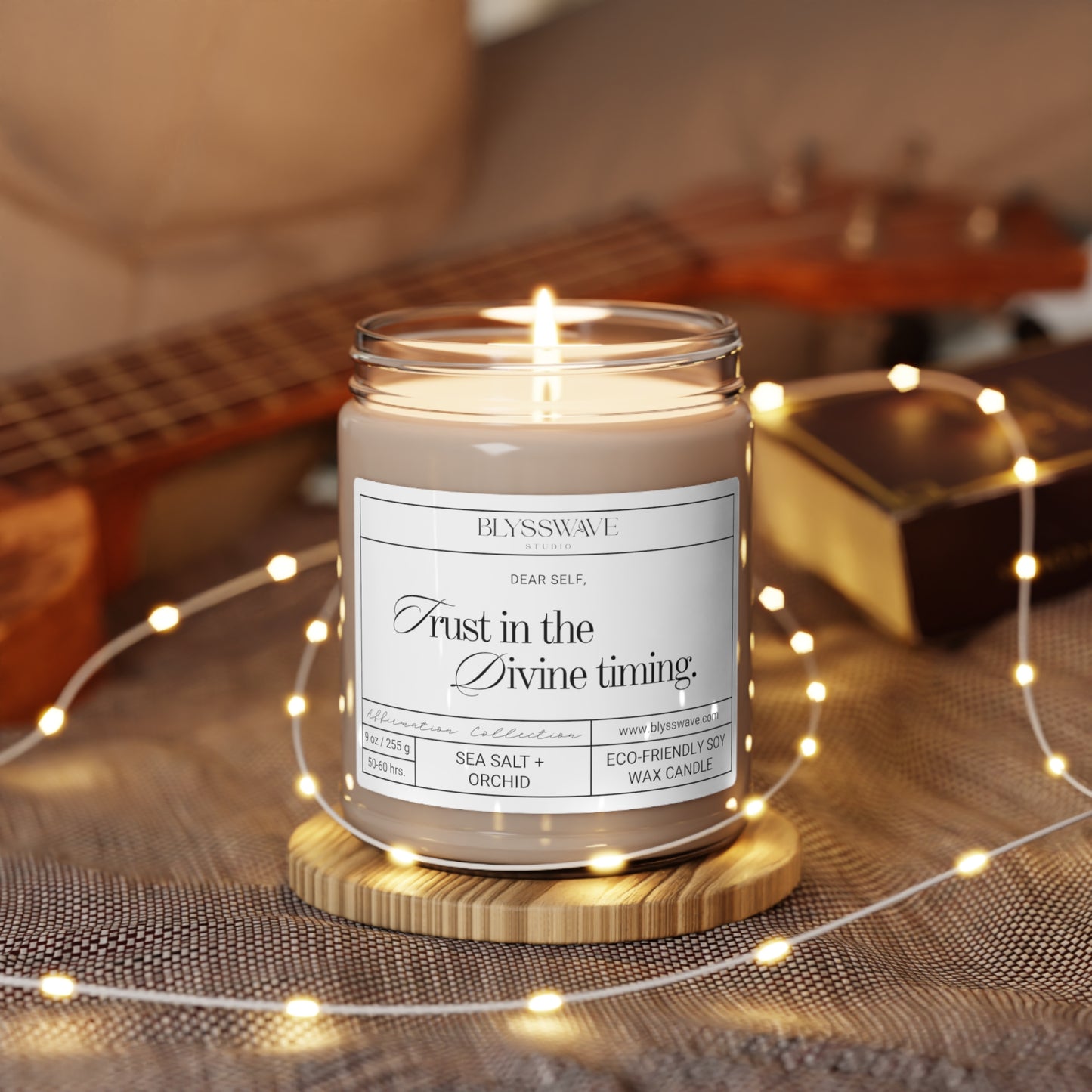 Trust In The Divine Timing | Scented Soy Candle