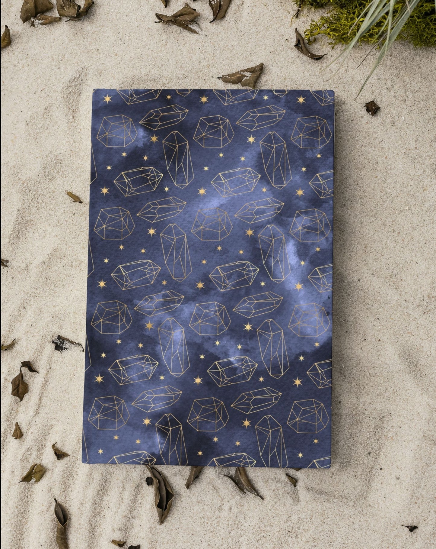 Stars & Crystals Hardcover Journal