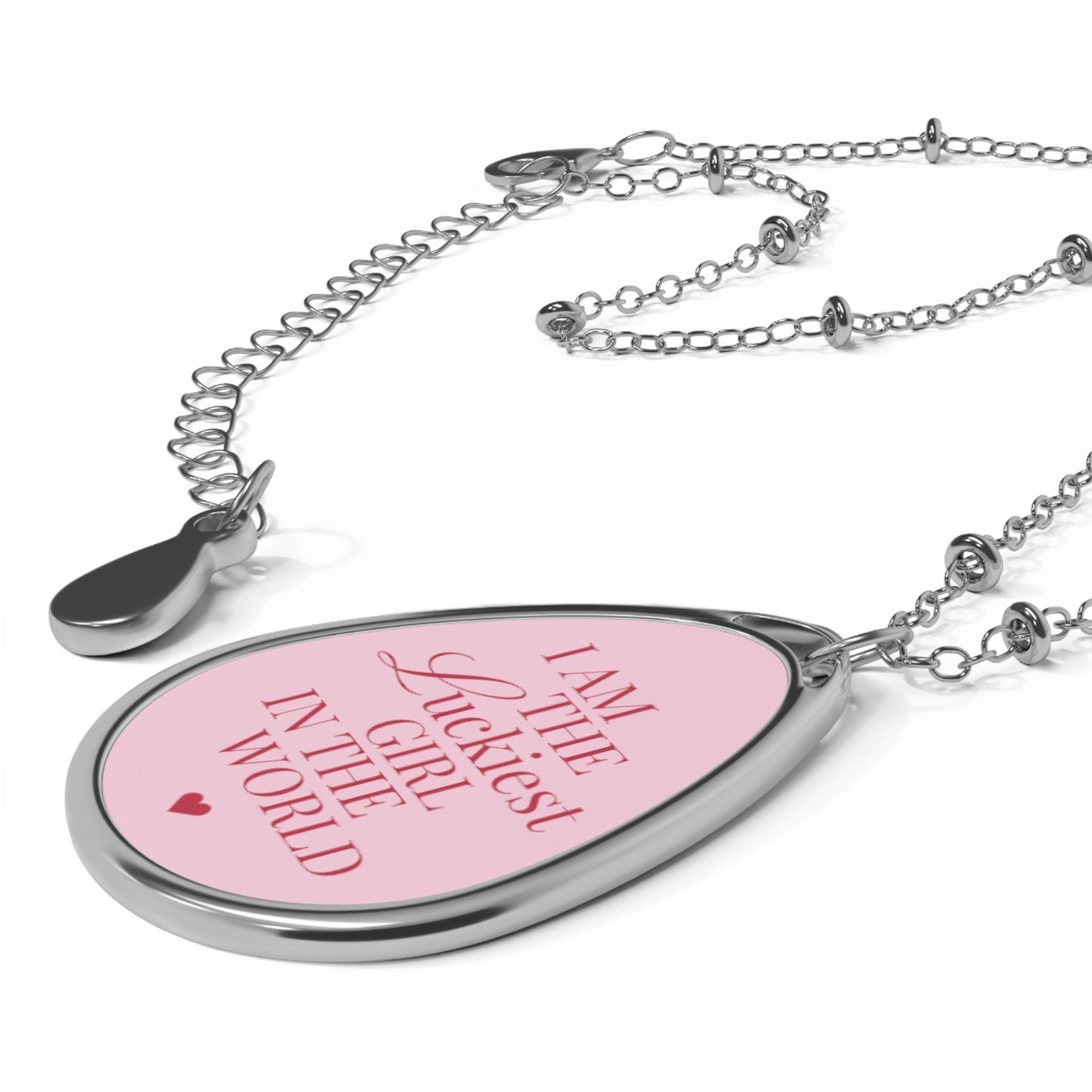 Luckiest Girl Affirmation Necklace