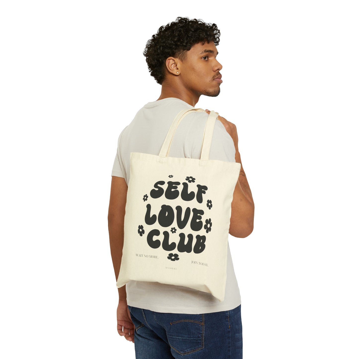 Self Love Club - Groovy | Cotton Canvas Tote Bag