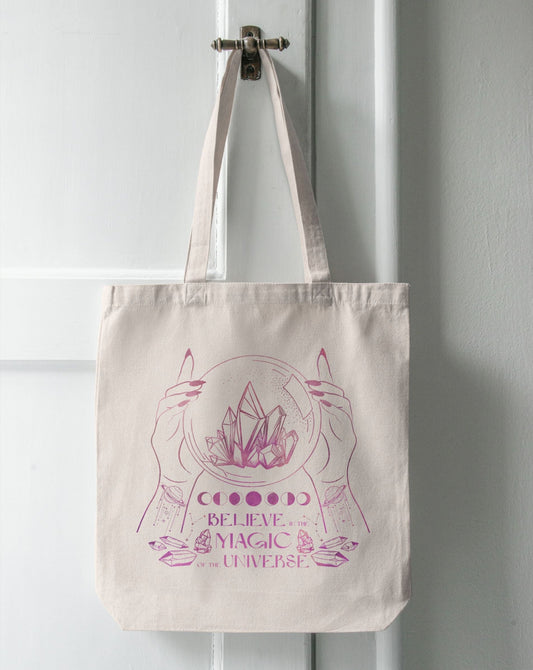 Believe In The Magic Of The Universe | Cotton Canvas Tote Bag