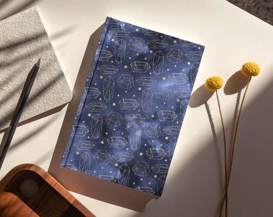 Stars & Crystals Hardcover Journal