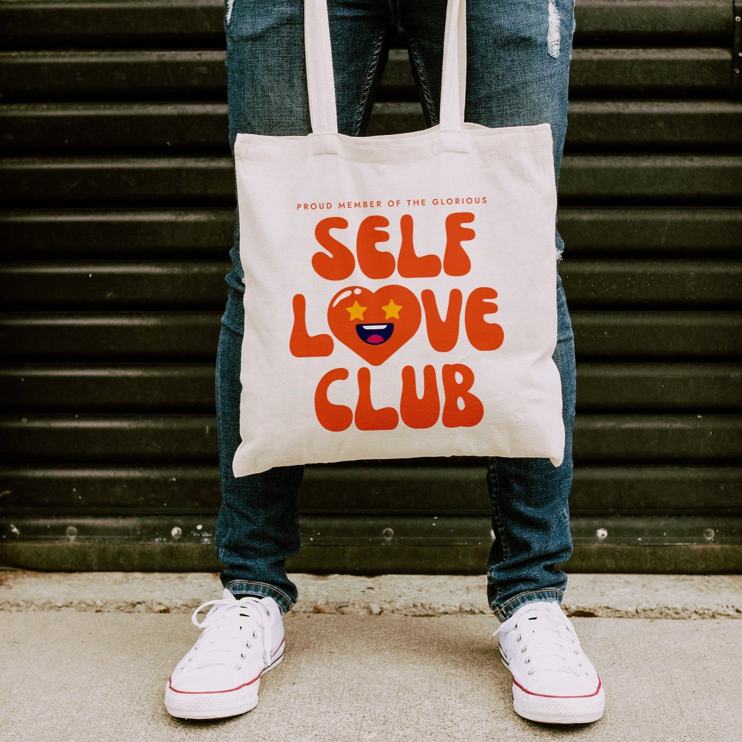 Self Love Club | Cotton Canvas Tote Bag