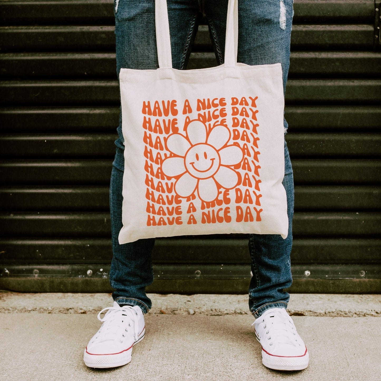 Have A Nice Day | Cotton Canvas Tote Bag