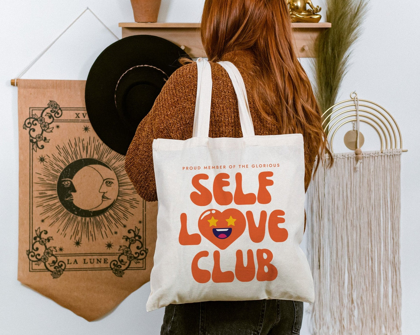 Self Love Club | Cotton Canvas Tote Bag