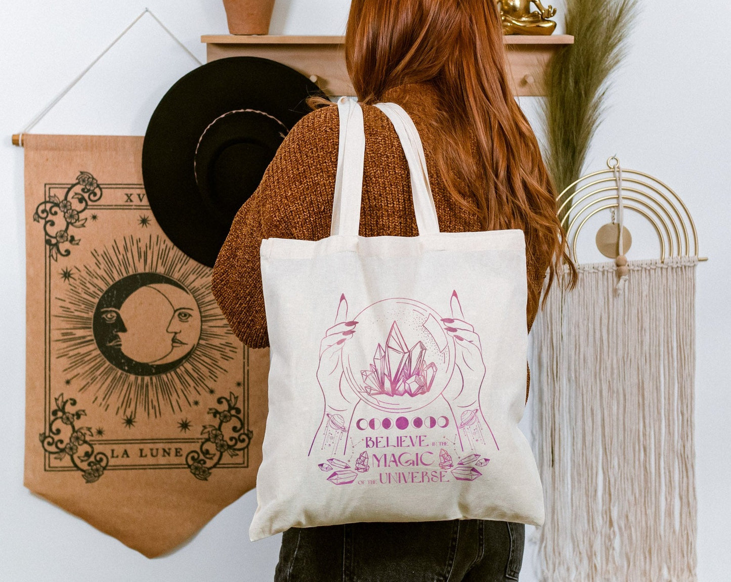 Believe In The Magic Of The Universe | Cotton Canvas Tote Bag