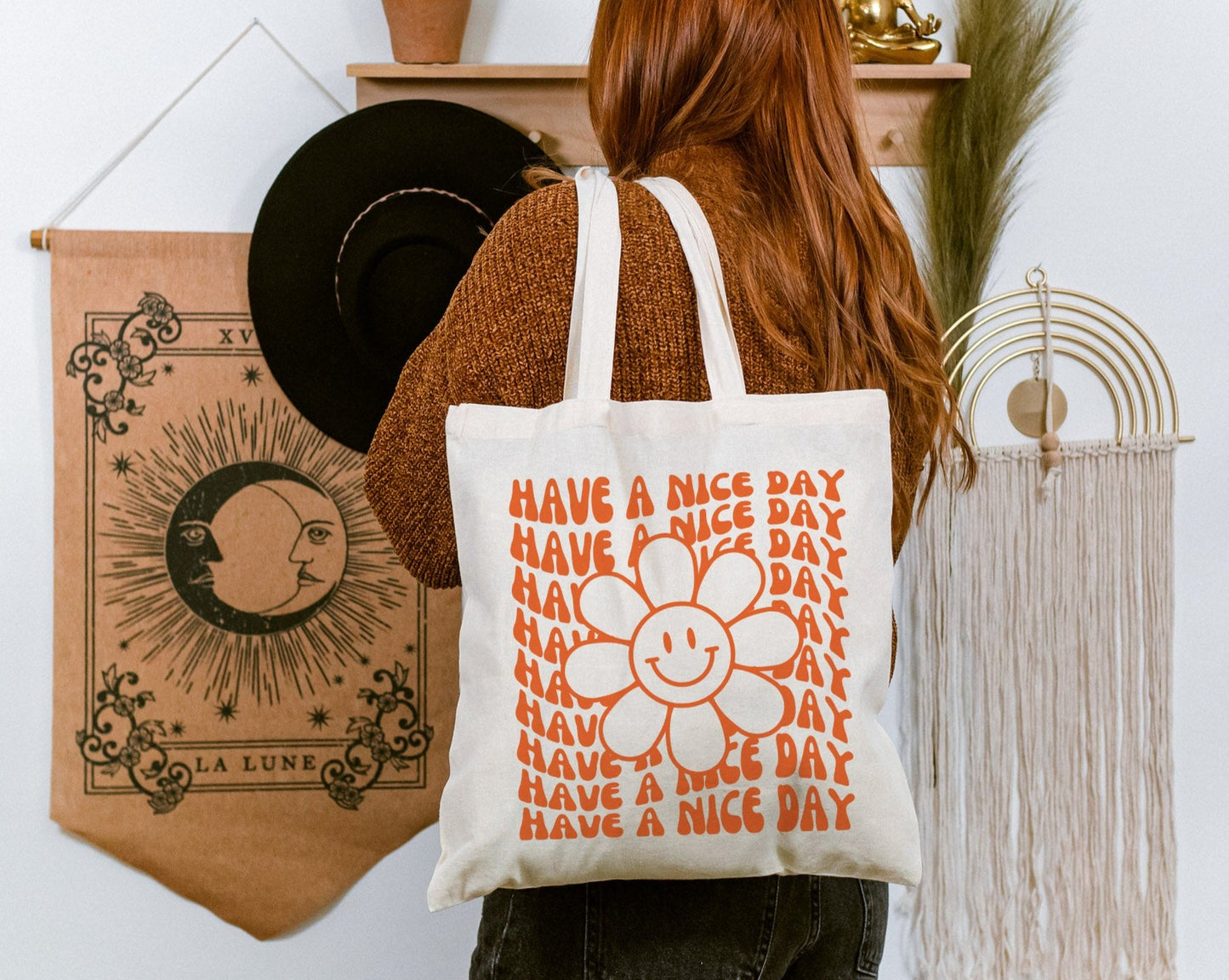 Have A Nice Day | Cotton Canvas Tote Bag