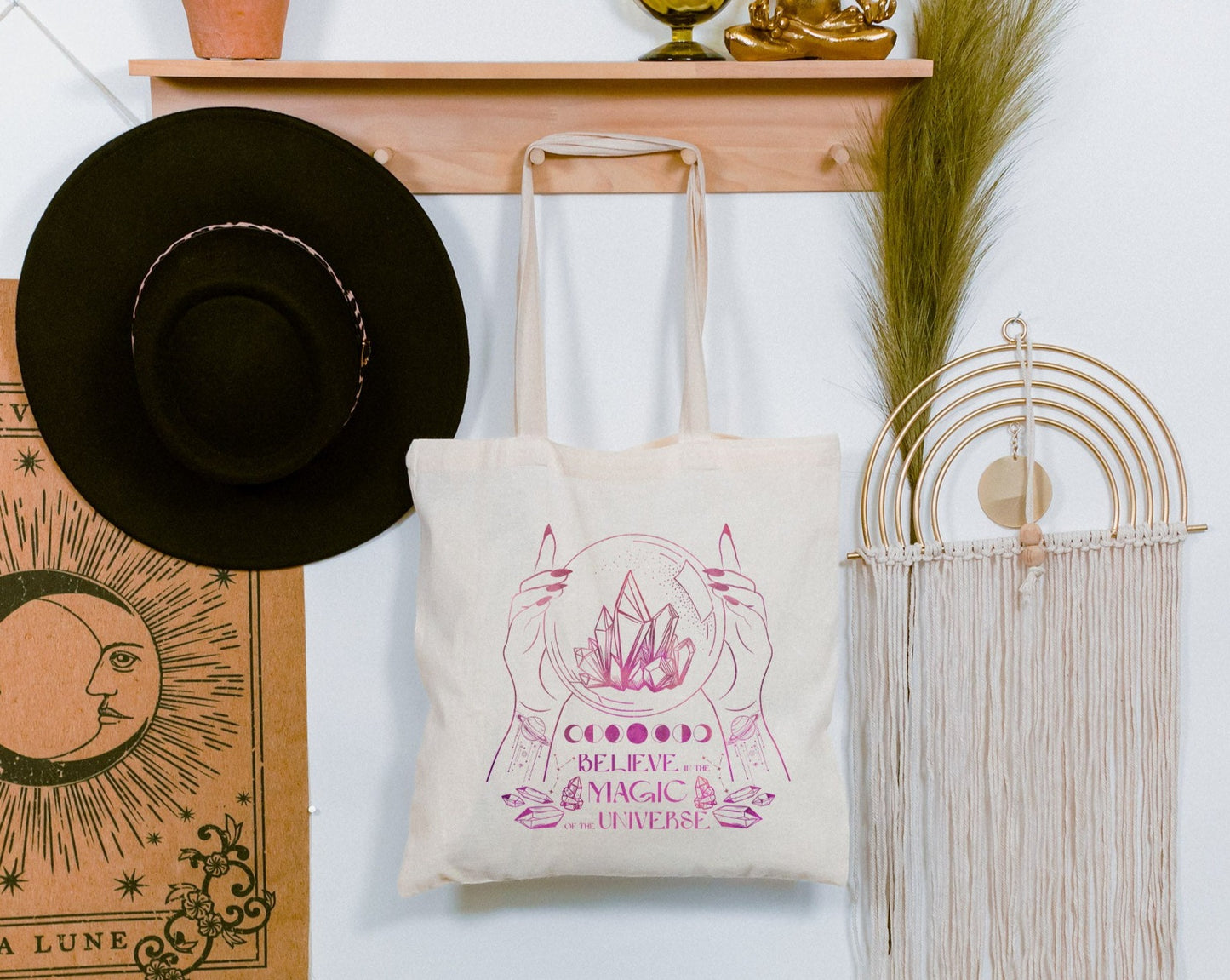 Believe In The Magic Of The Universe | Cotton Canvas Tote Bag