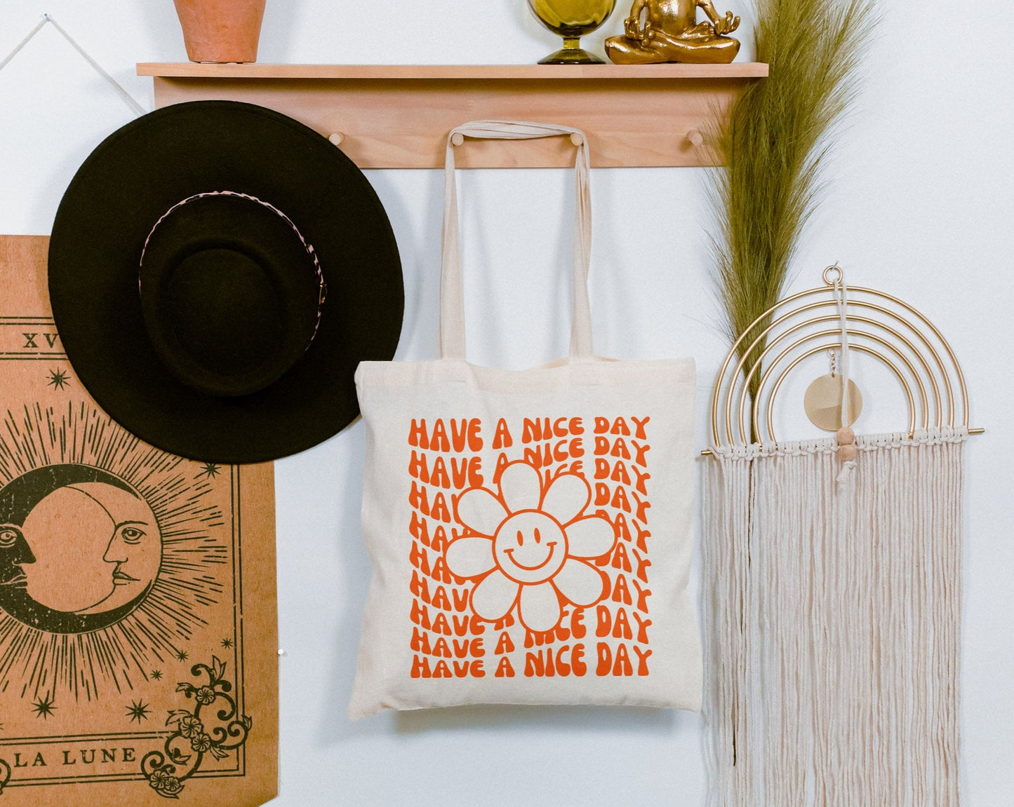 Have A Nice Day | Cotton Canvas Tote Bag