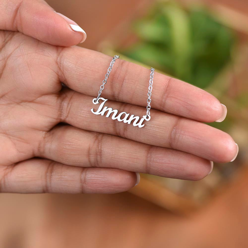 You're A Limited Edition | Bold Custom Word Necklace