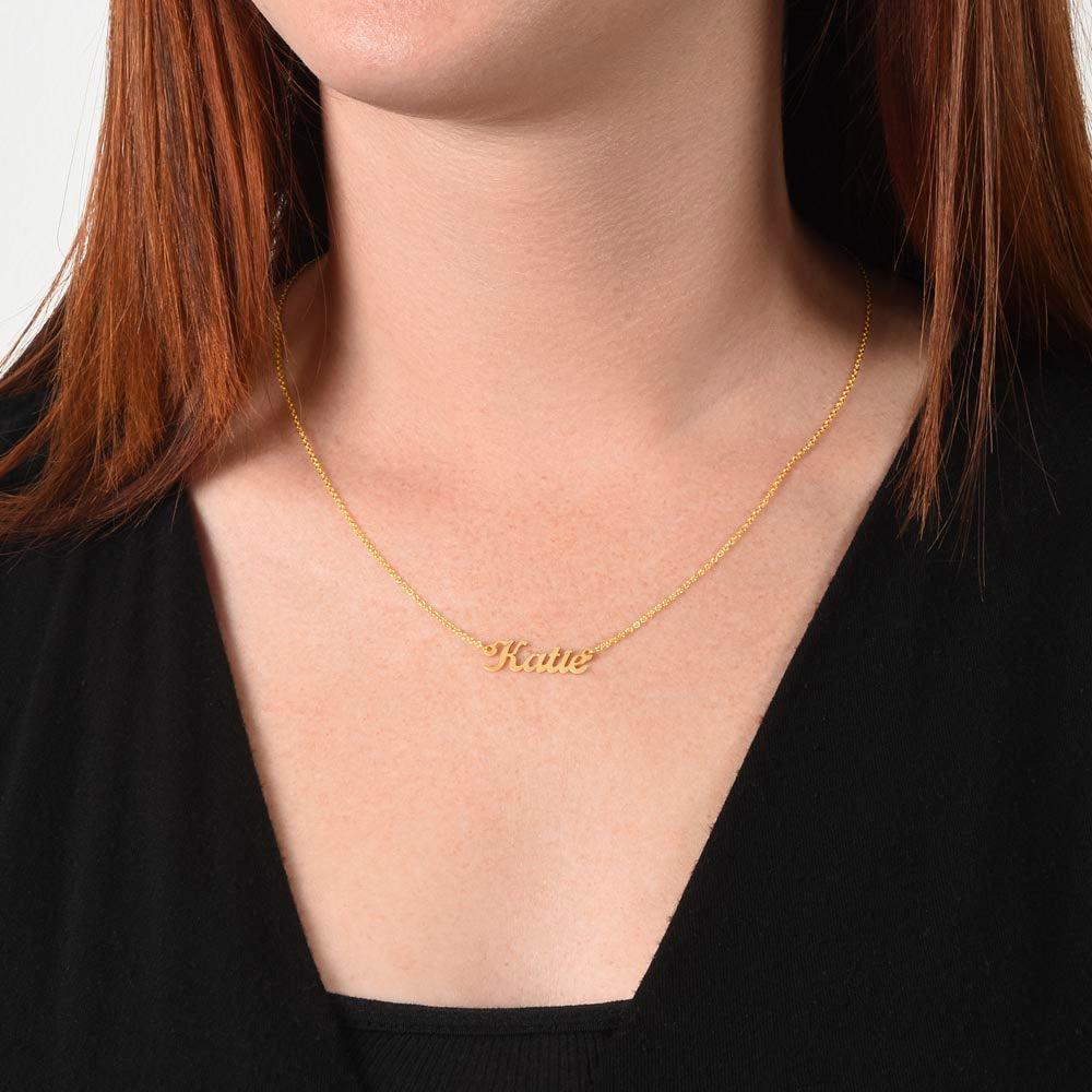 You're A Limited Edition | Bold Custom Word Necklace