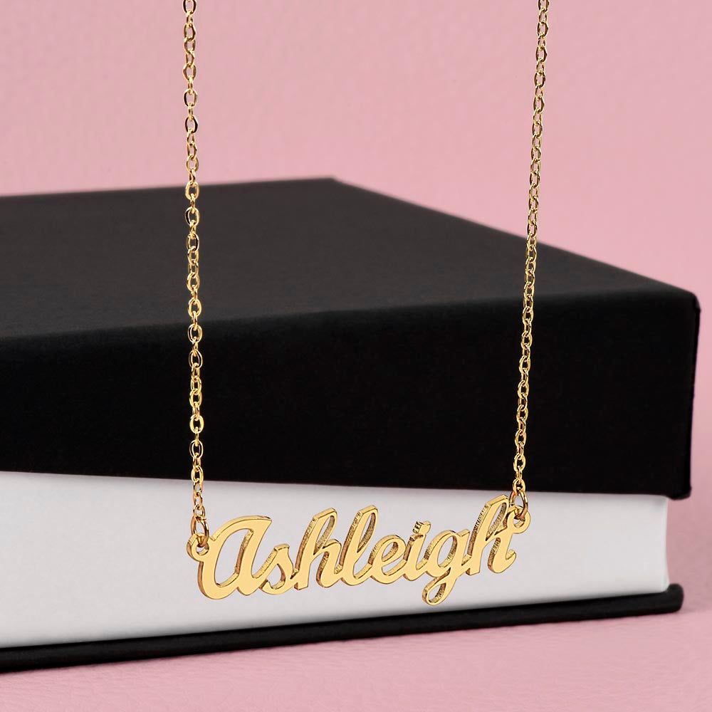 You're A Limited Edition | Bold Custom Word Necklace