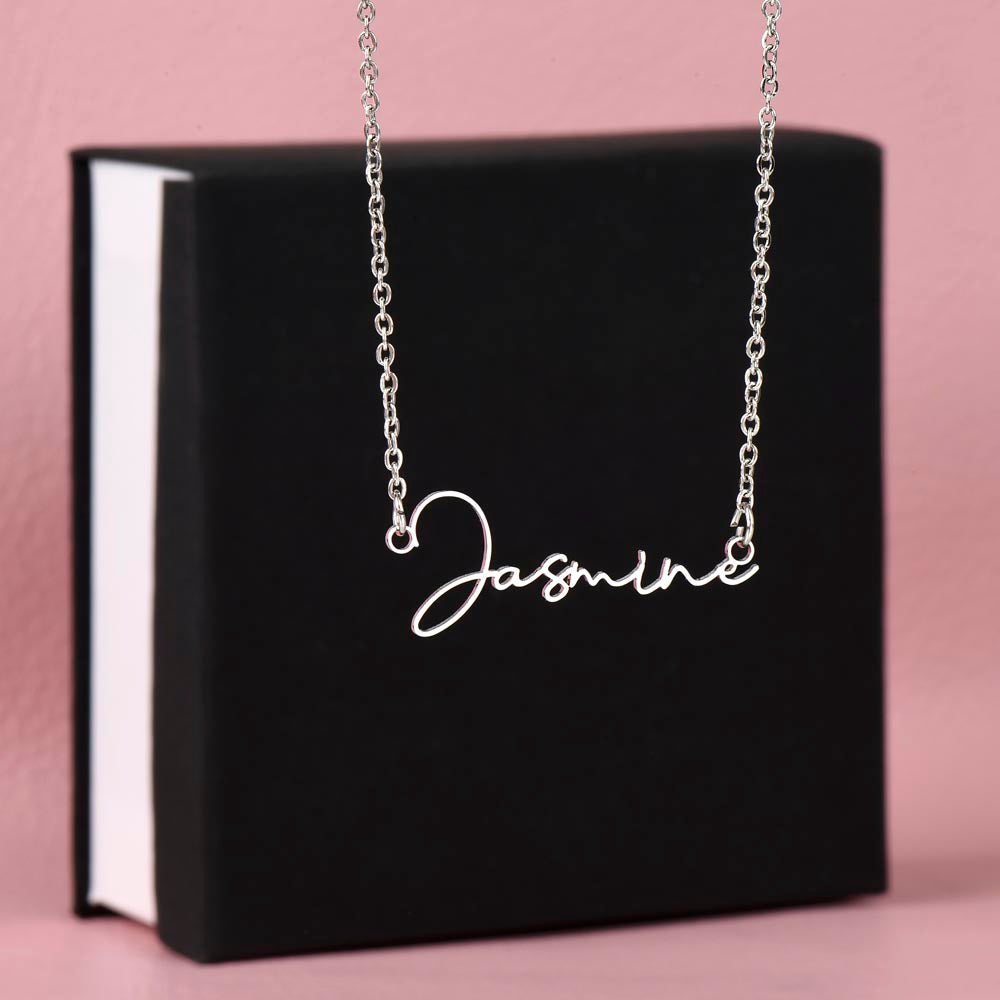 You're A Limited Edition | Dainty Custom Word Necklace