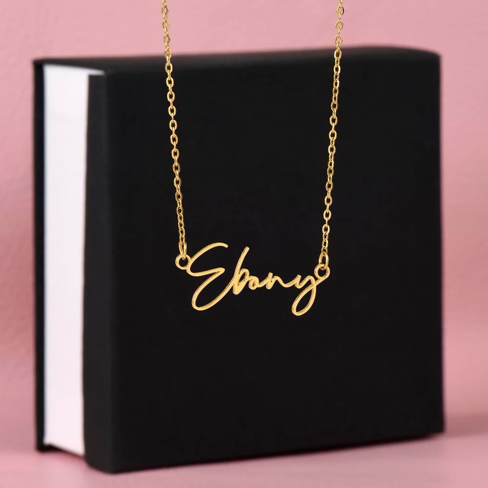 You're A Limited Edition | Dainty Custom Word Necklace