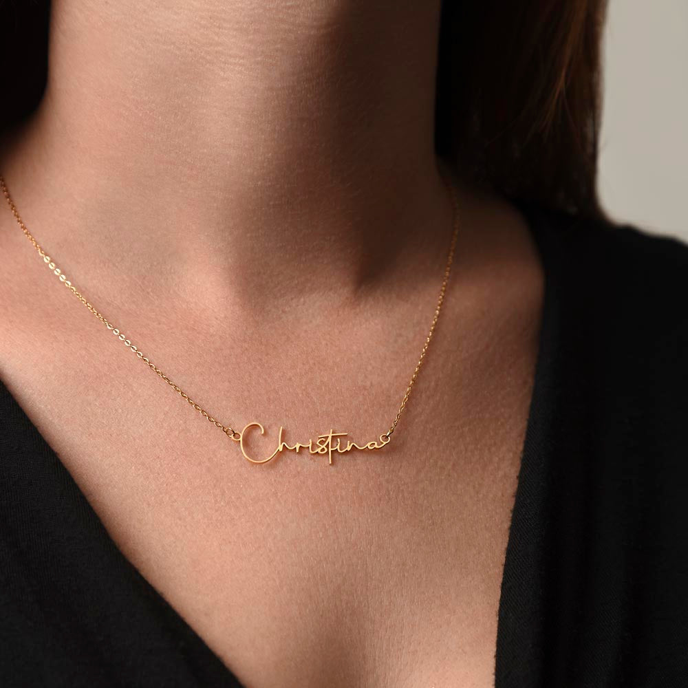 You're A Limited Edition | Dainty Custom Word Necklace