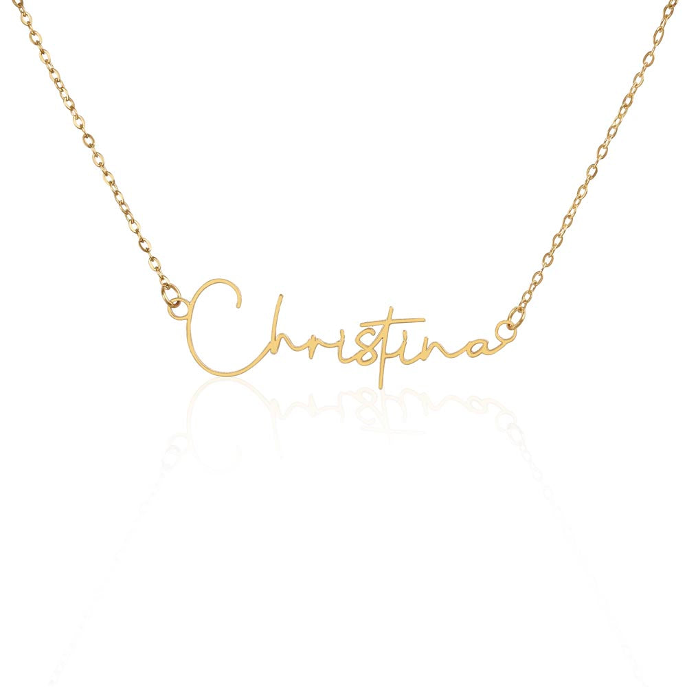 Personalized Word / Name Dainty Necklace