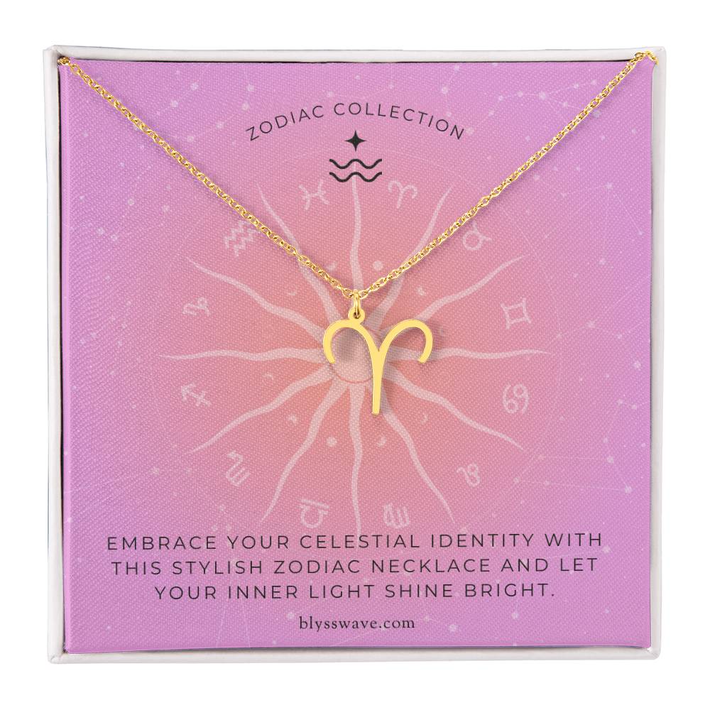 Minimalistic & Dainty Zodiac Symbol Necklace