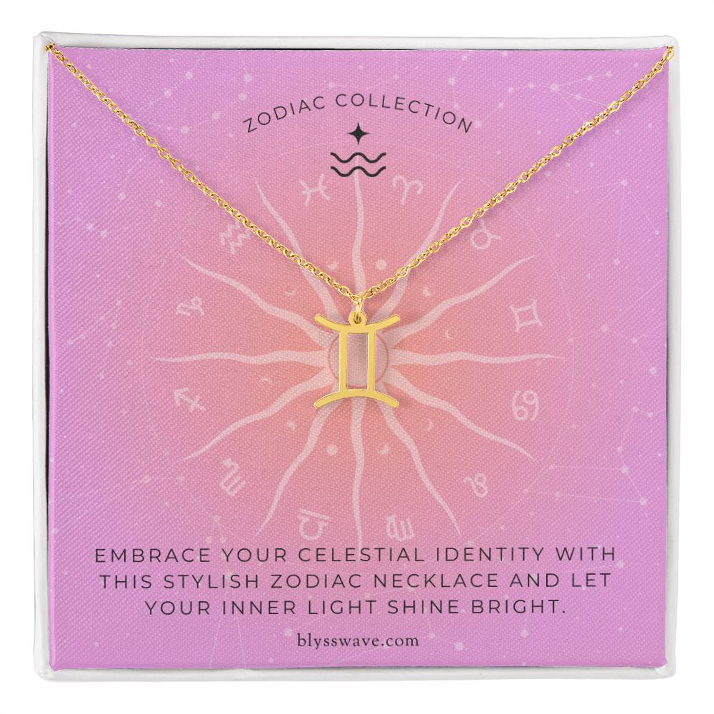 Minimalistic & Dainty Zodiac Symbol Necklace