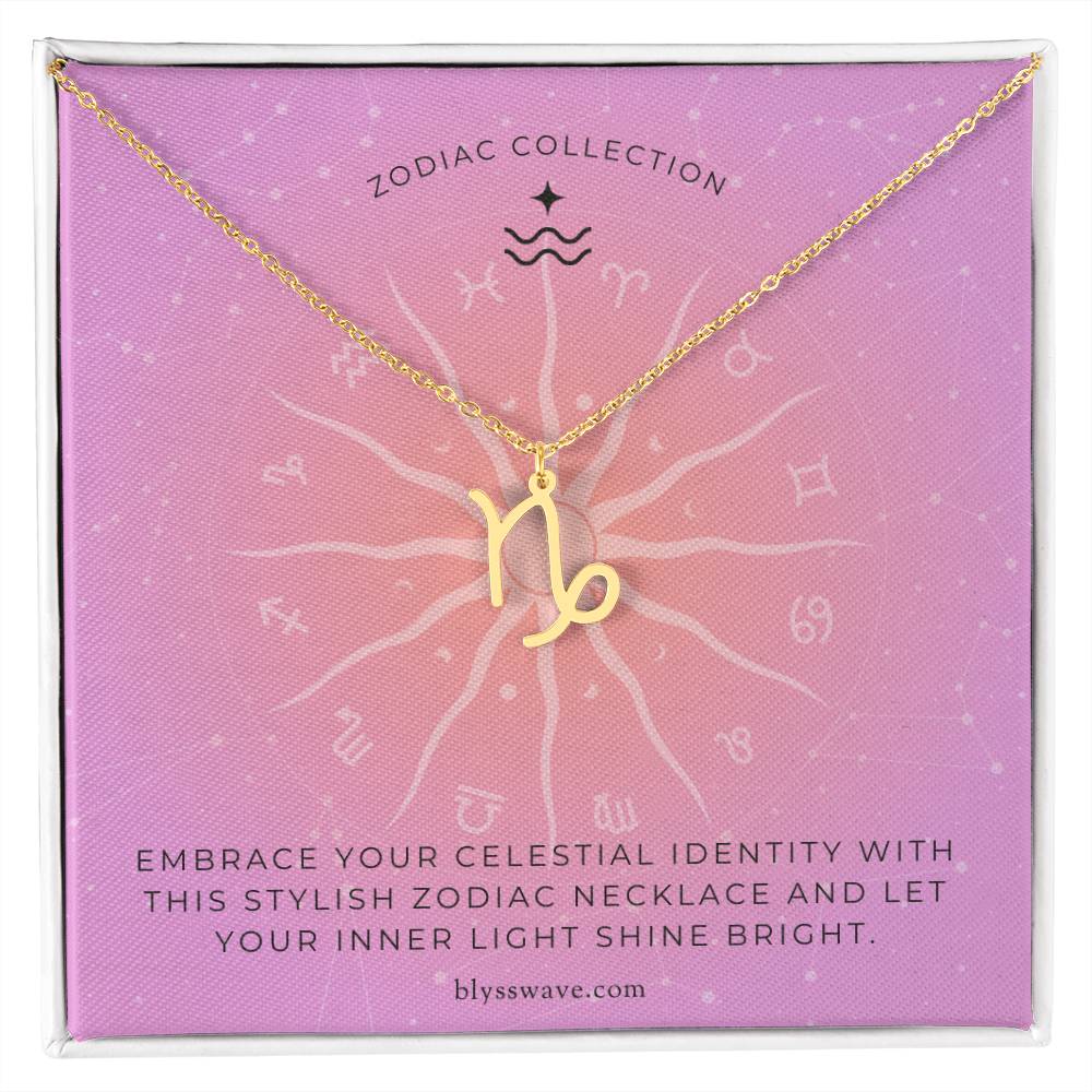 Minimalistic & Dainty Zodiac Symbol Necklace