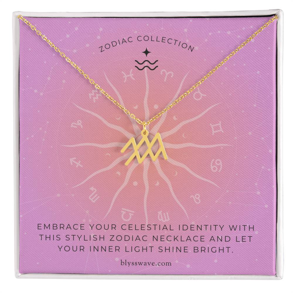 Minimalistic & Dainty Zodiac Symbol Necklace