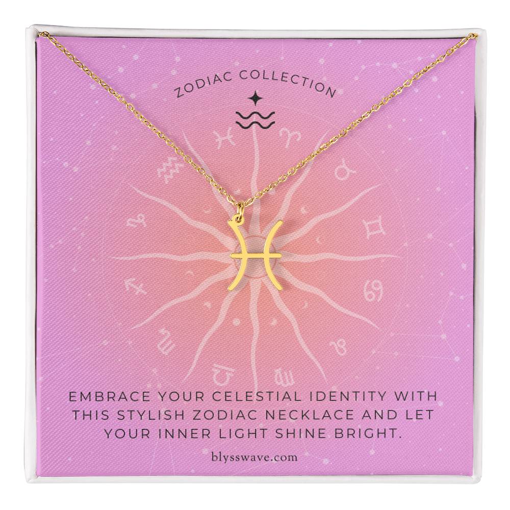 Minimalistic & Dainty Zodiac Symbol Necklace