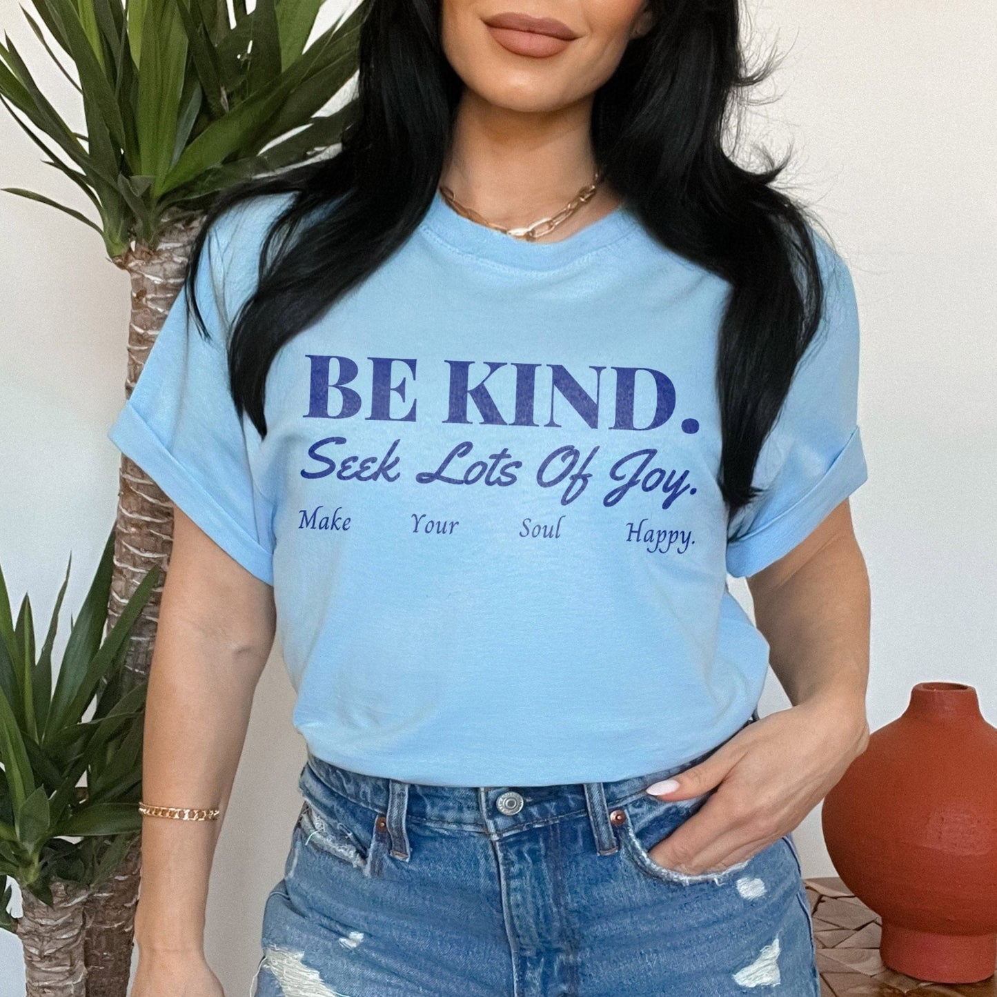 Be Kind Blue Aesthetic | Unisex Tee