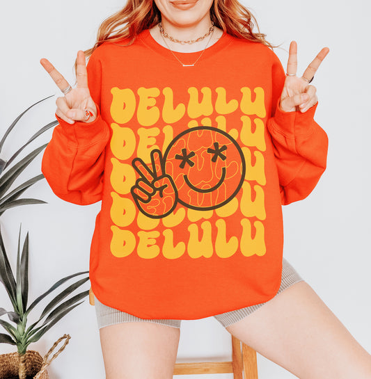 Delulu - Peace Out | Unisex Sweatshirt