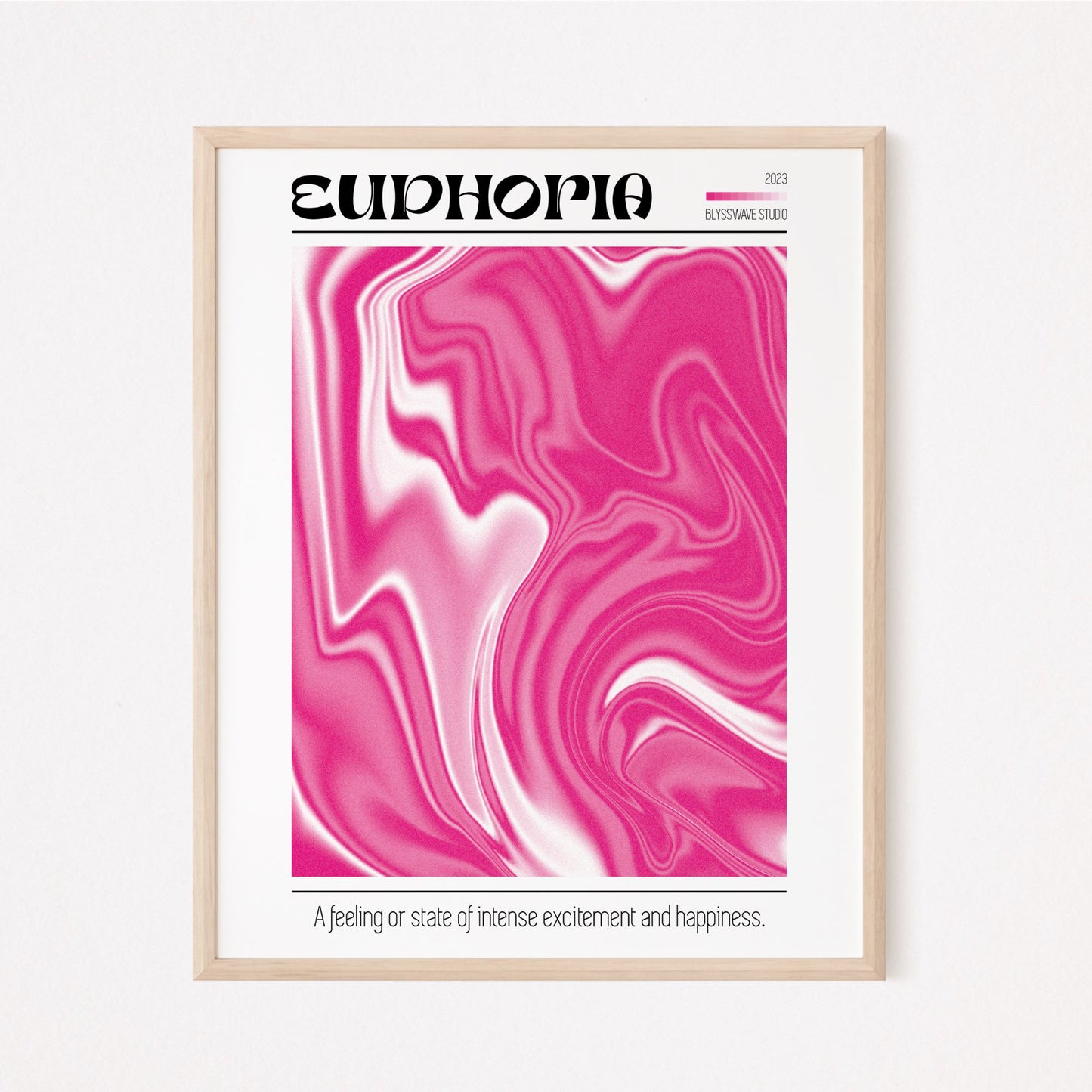 Euphoria Aura Pink Poster