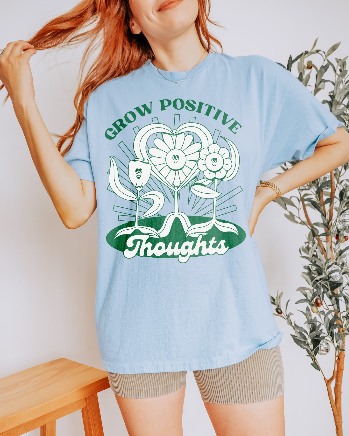 Grow Positive Thoughts | Unisex Tee