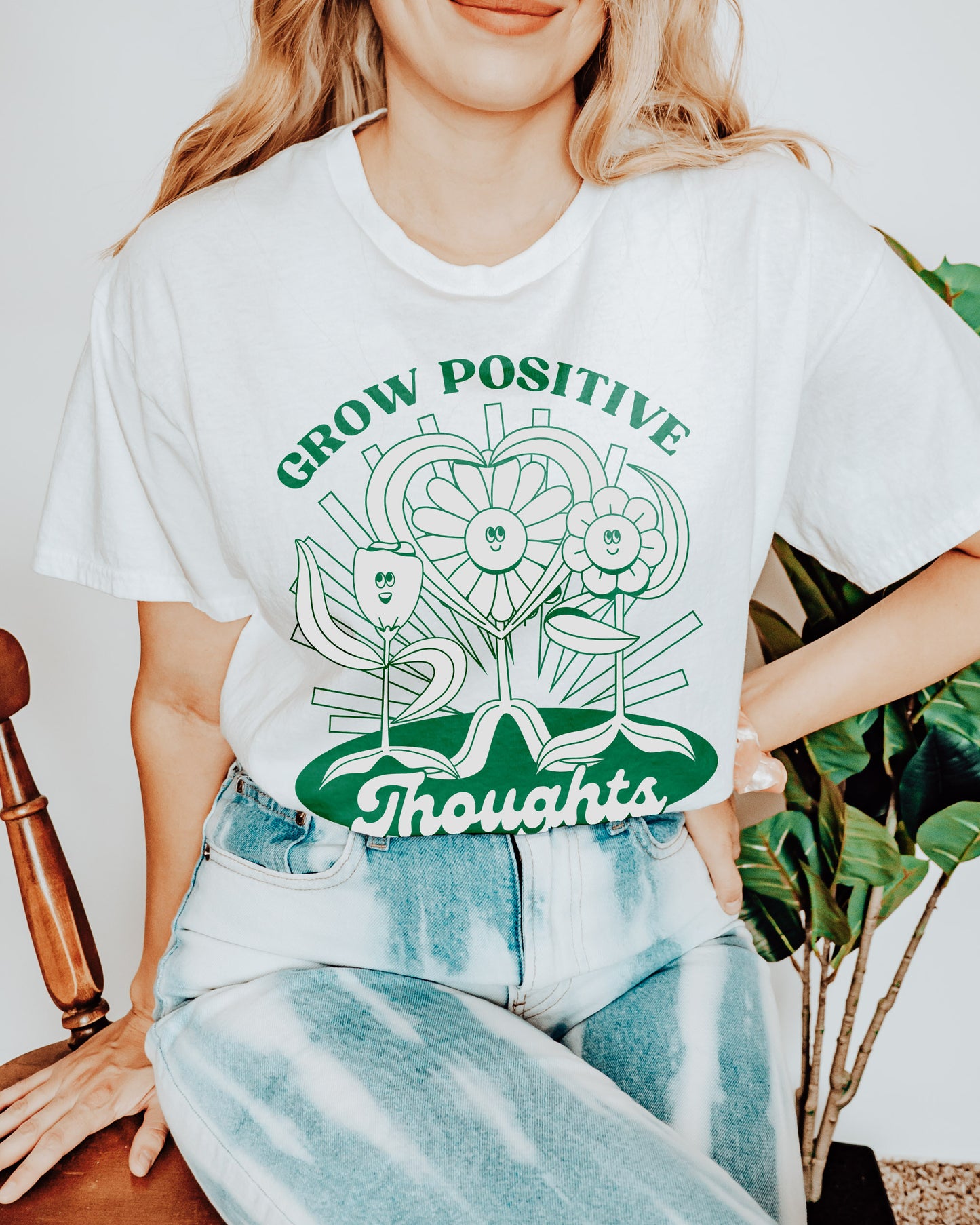 Grow Positive Thoughts | Unisex Tee