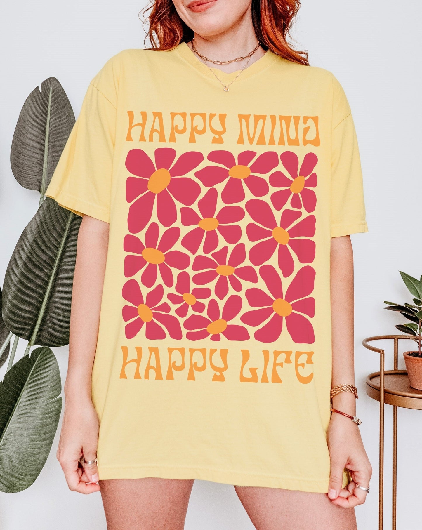 Happy Mind Happy Life | Unisex T-shirt