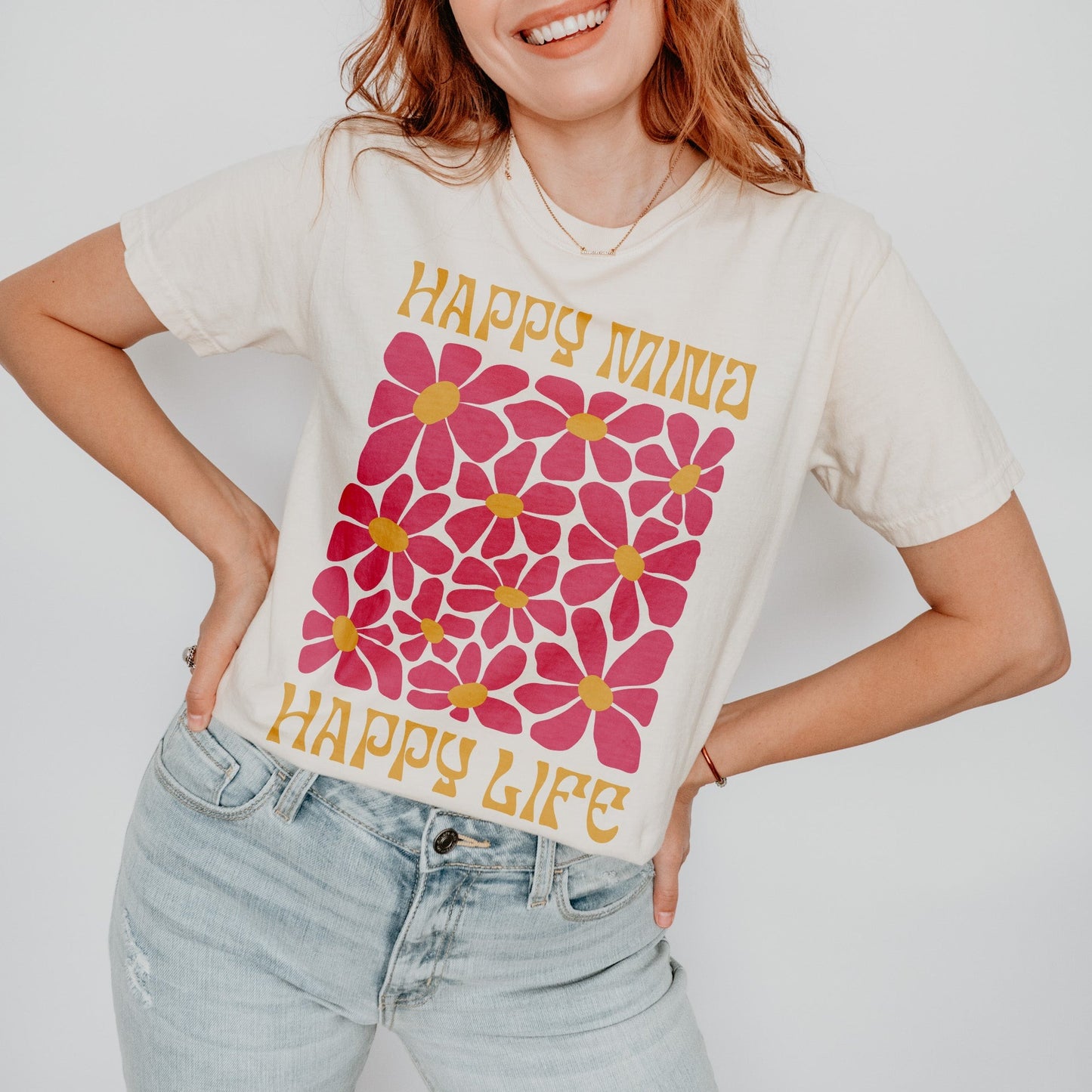 Happy Mind Happy Life | Unisex T-shirt