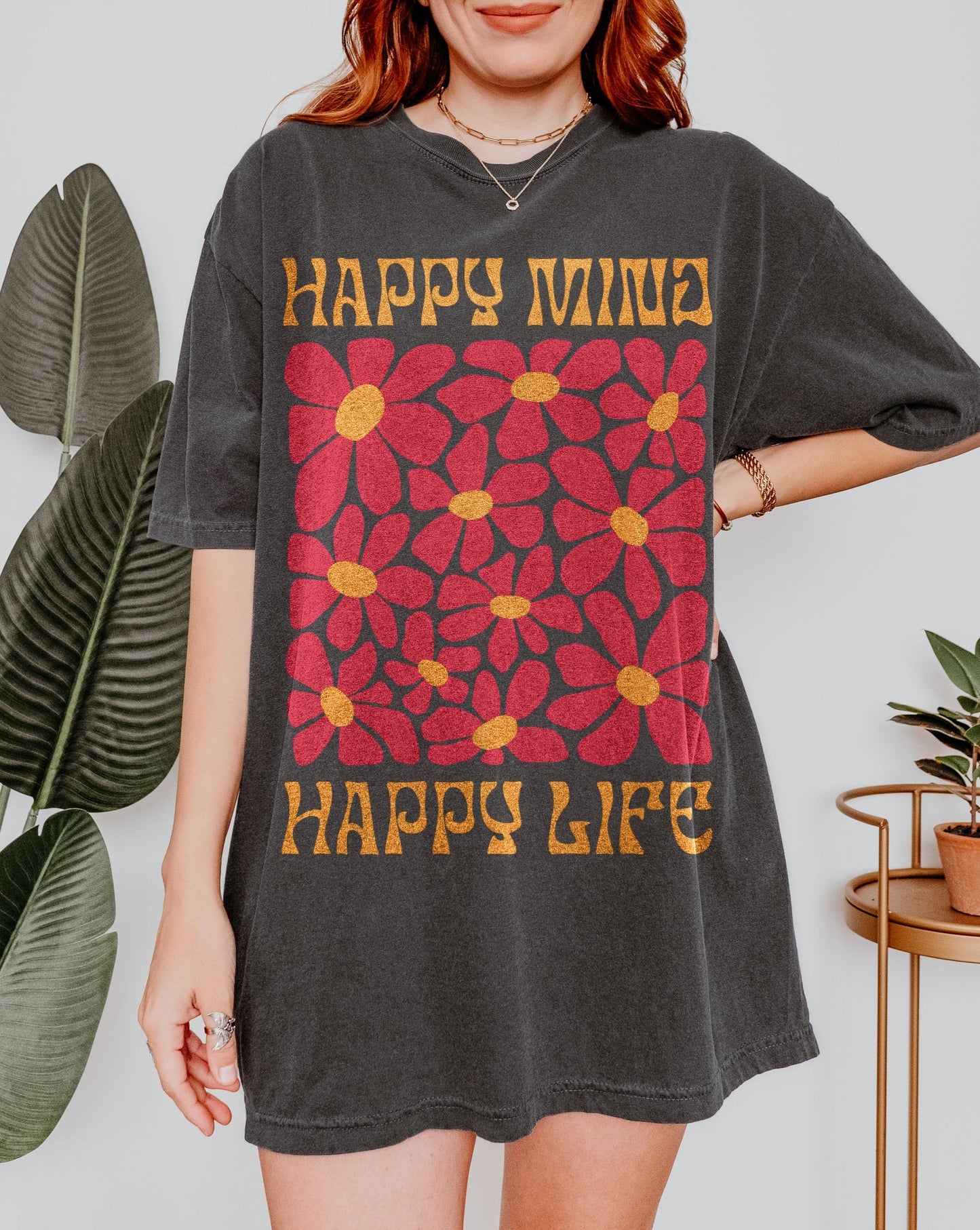 Happy Mind Happy Life | Unisex T-shirt