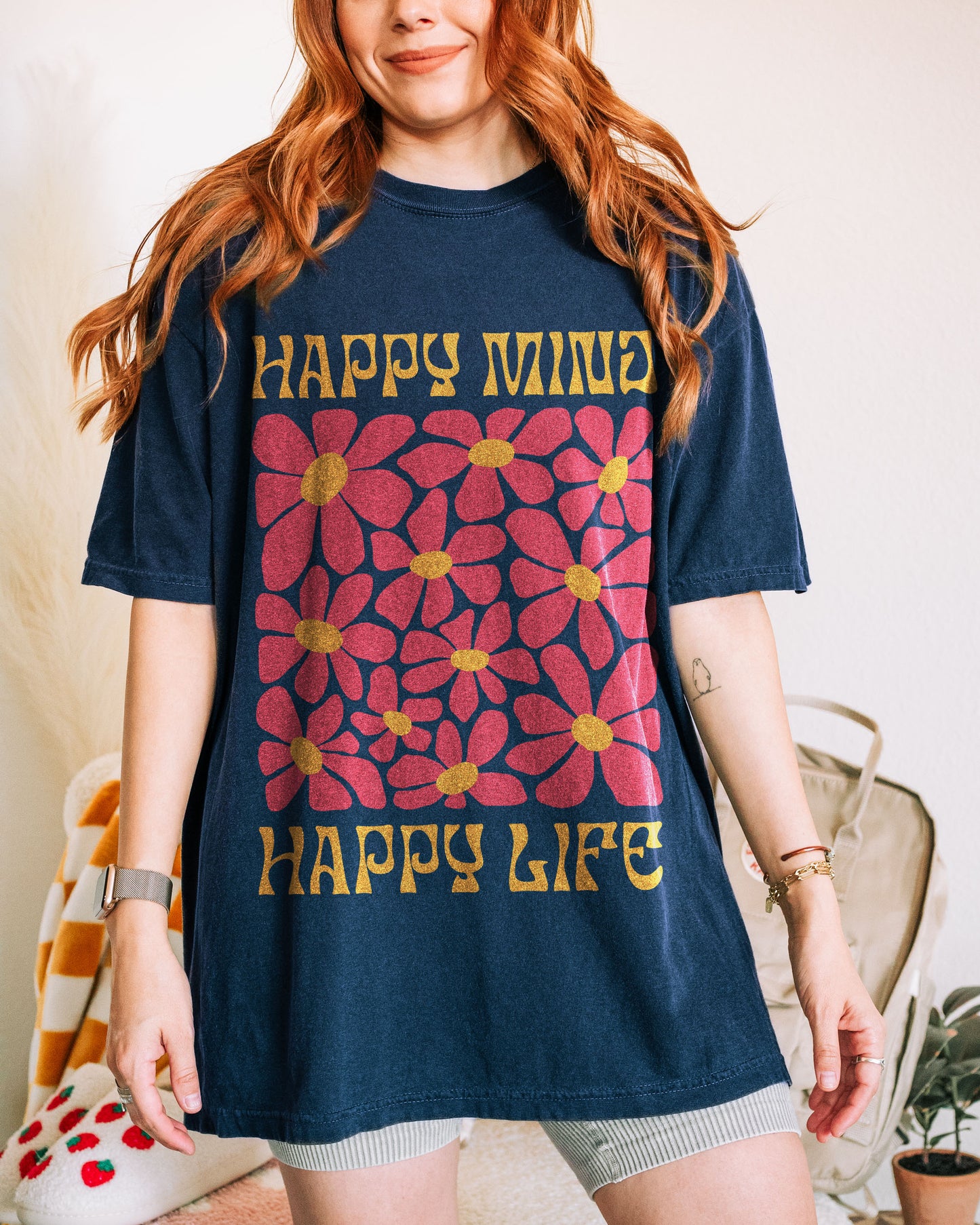 Happy Mind Happy Life | Unisex T-shirt